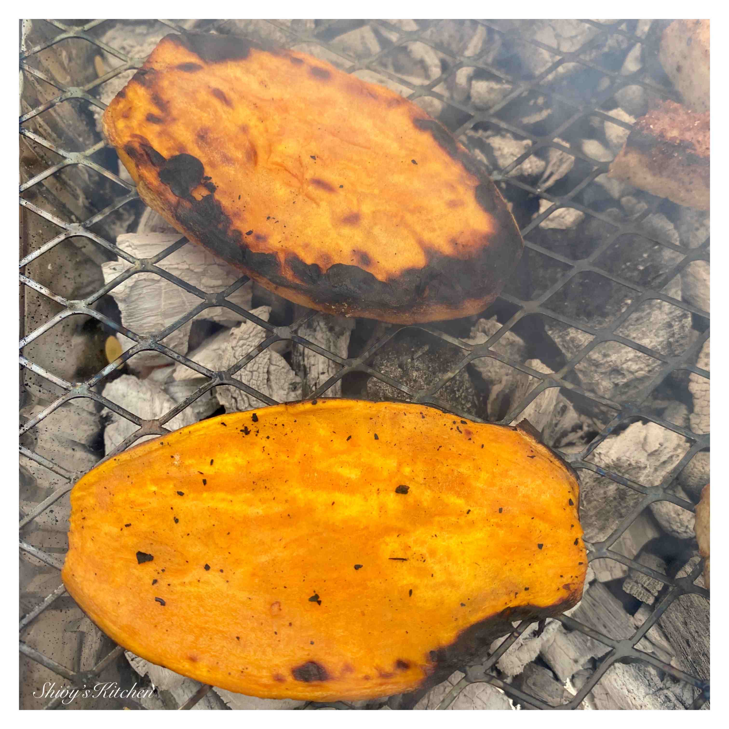 Grilled Sweet Potato and Pineapple Salsa