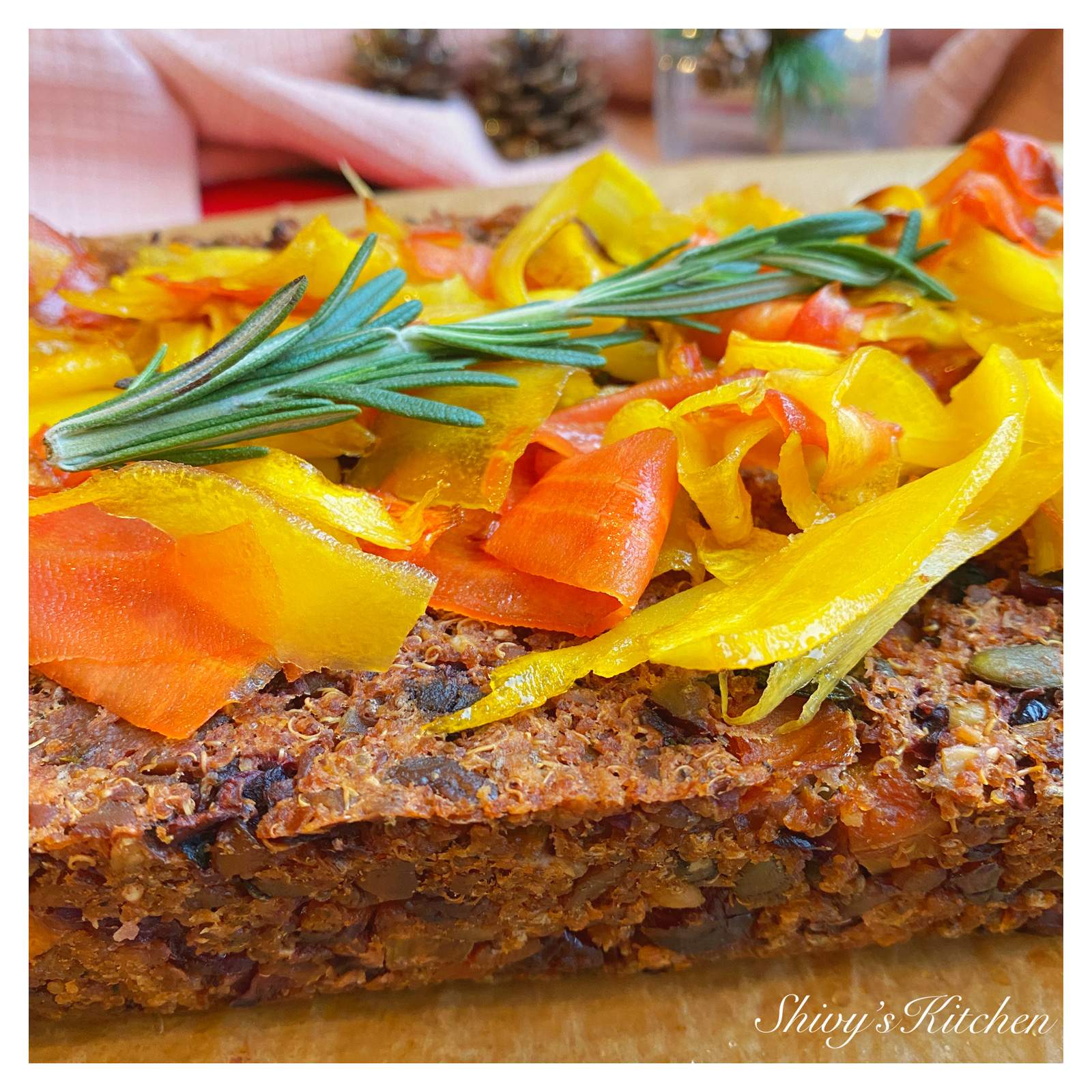 Candied Carrot Nut Roast