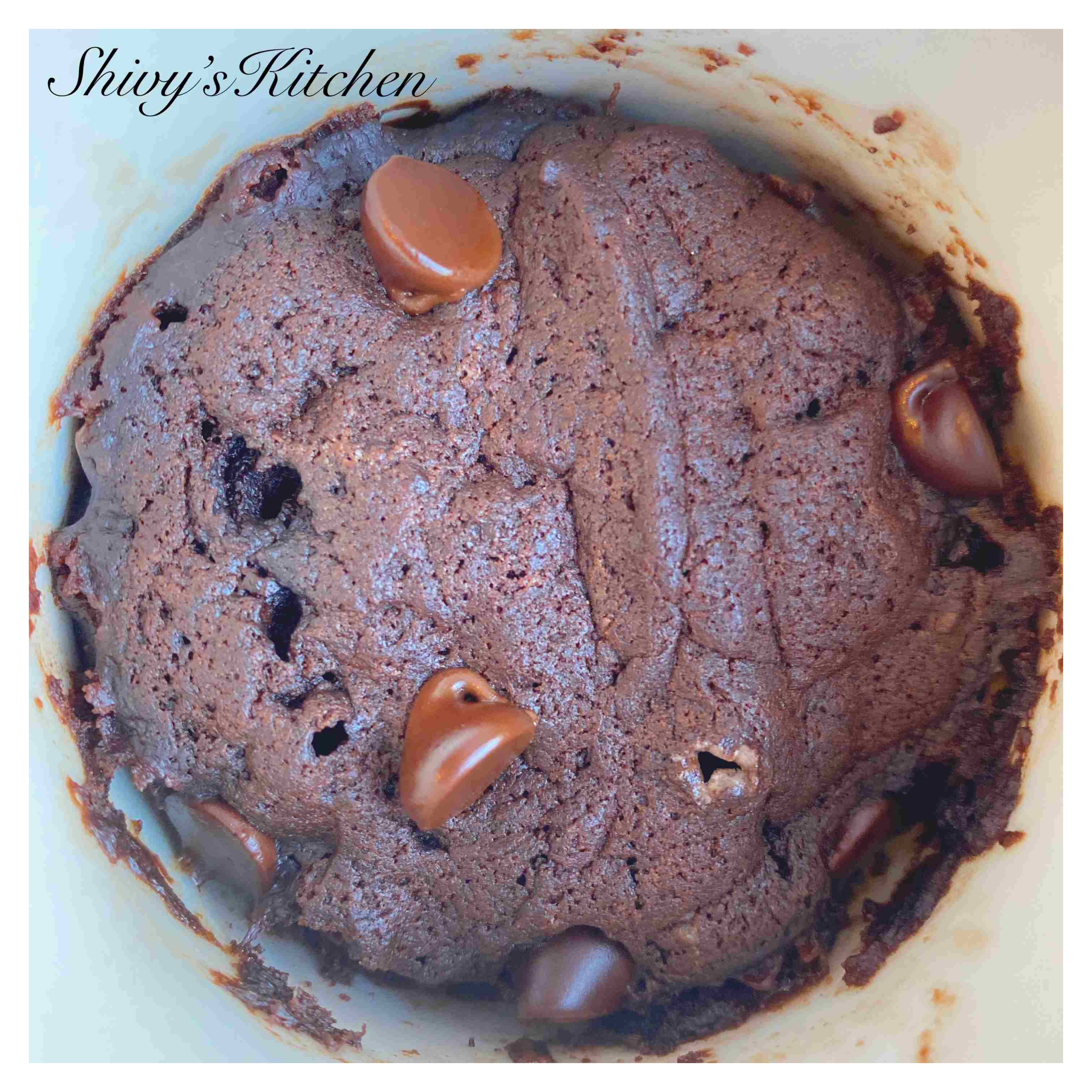 Chocolate Brownie Cake In A Mug!